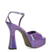 Sandália Meia Pata Roxo Holográfico - imagem 4