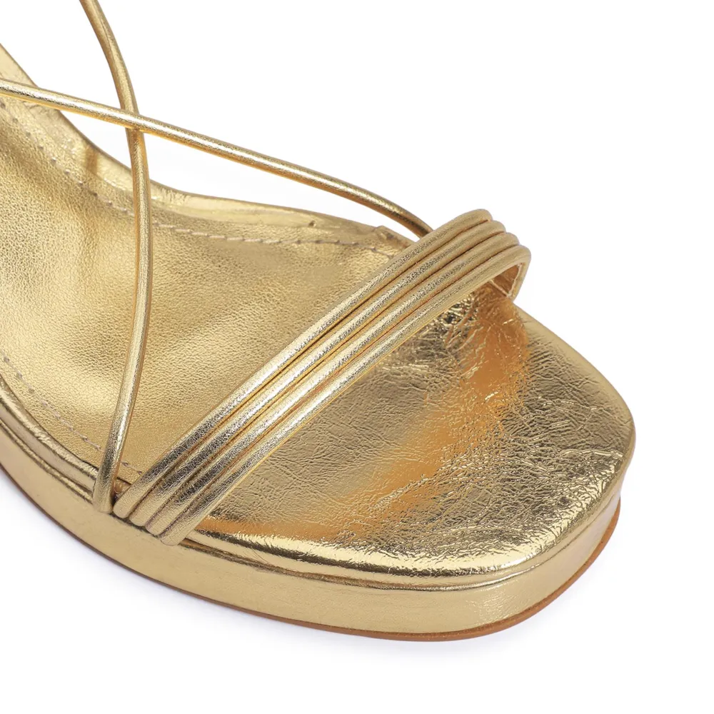 Sandália Metalizado Dourado - imagem 6