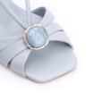 Sandália Pedra Couro Azul - imagem 7