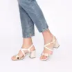 Sandália Pedras Couro Off White - imagem 2