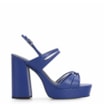 Sandália Plataforma Couro Azul - imagem 3