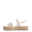 Sandália Plataforma Couro Off White - imagem 4