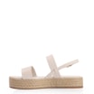 Sandália Plataforma Couro Off White - imagem 4