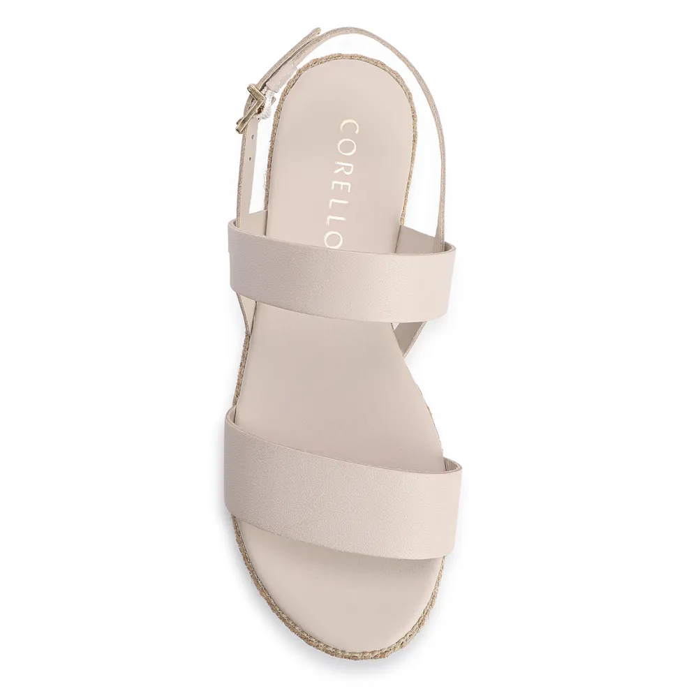 Sandália Plataforma Couro Off White - imagem 5