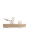 Sandália Plataforma Couro Off White - imagem 2