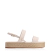 Sandália Plataforma Couro Off White - imagem 2