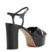 Sandália Preto Salto Bloco Alto Alt Plataforma - imagem 4