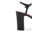 Sandália Preto Salto Bloco Alto Alt Plataforma - imagem 8