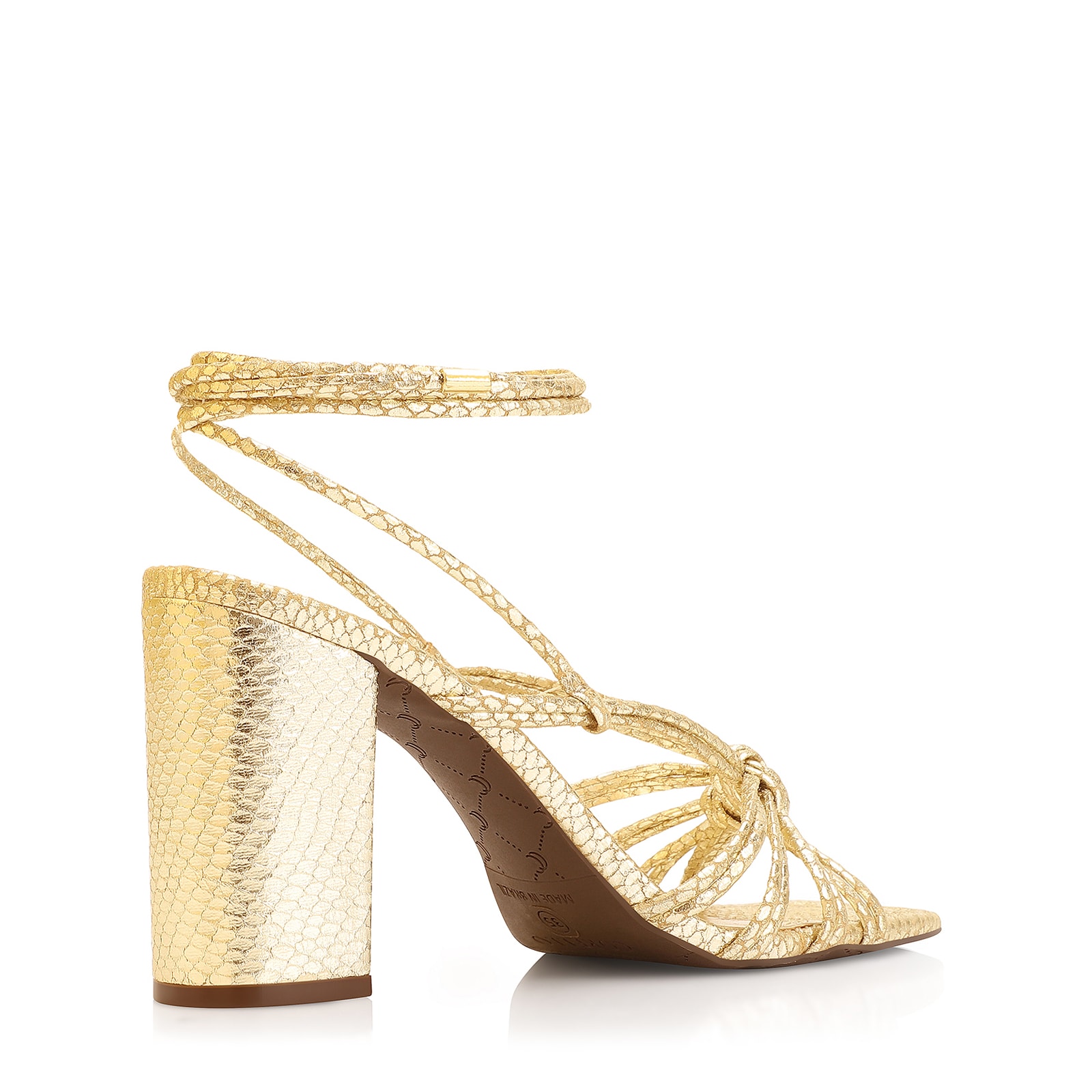 Sandália Python Alt Dourado