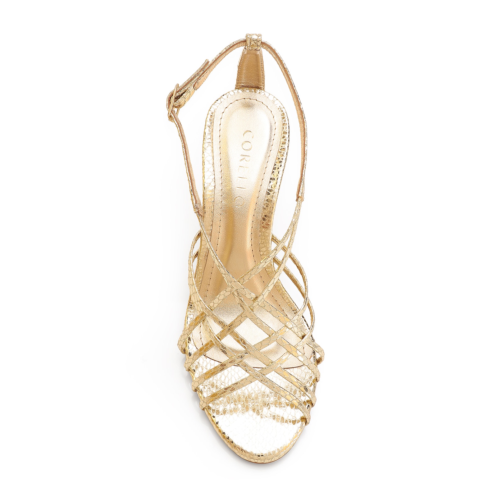 Sandália Python Alt Dourado