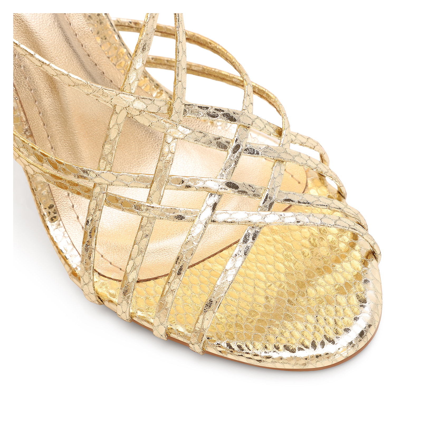Sandália Python Alt Dourado