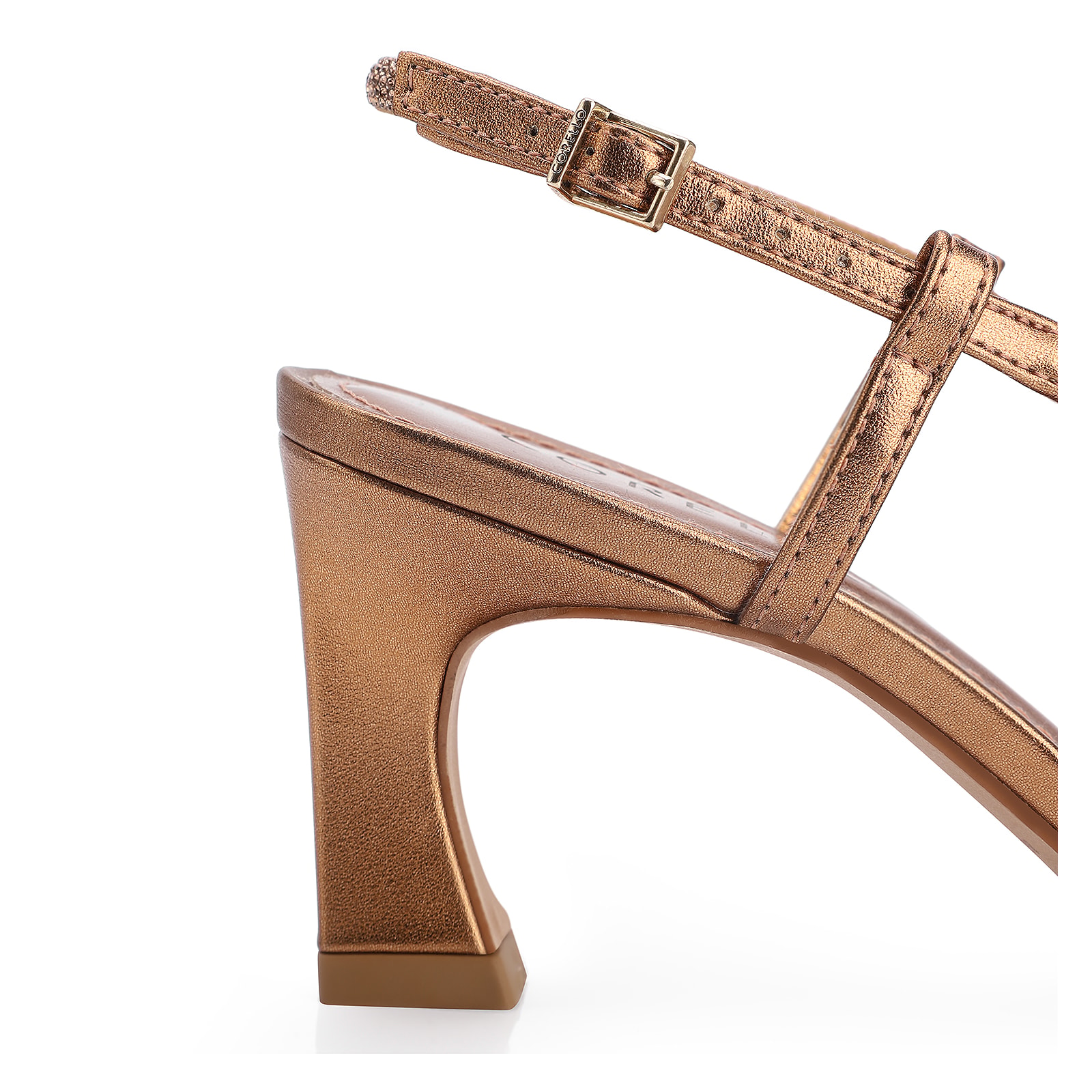 Sandália Strass Alt Bronze