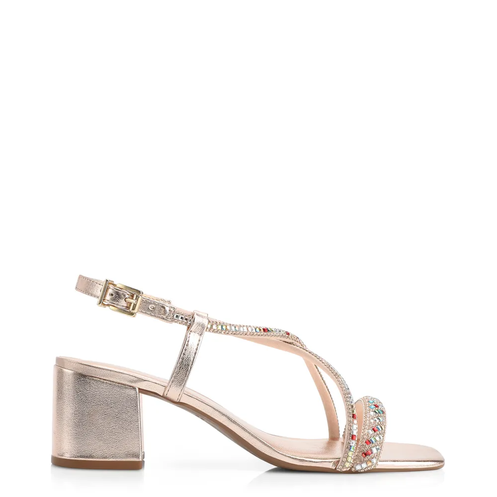 Sandália Strass Alt Cobre Colors - imagem 3
