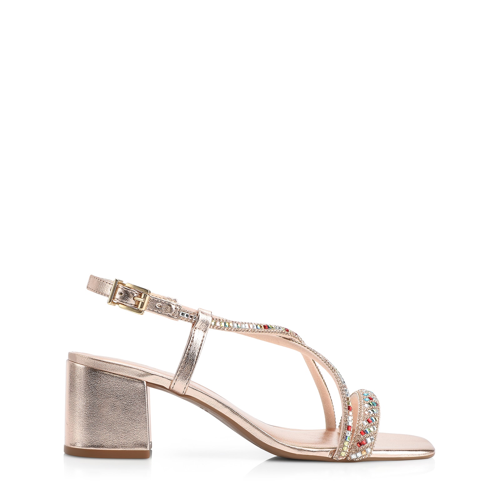 Sandália Strass Alt Cobre Colors