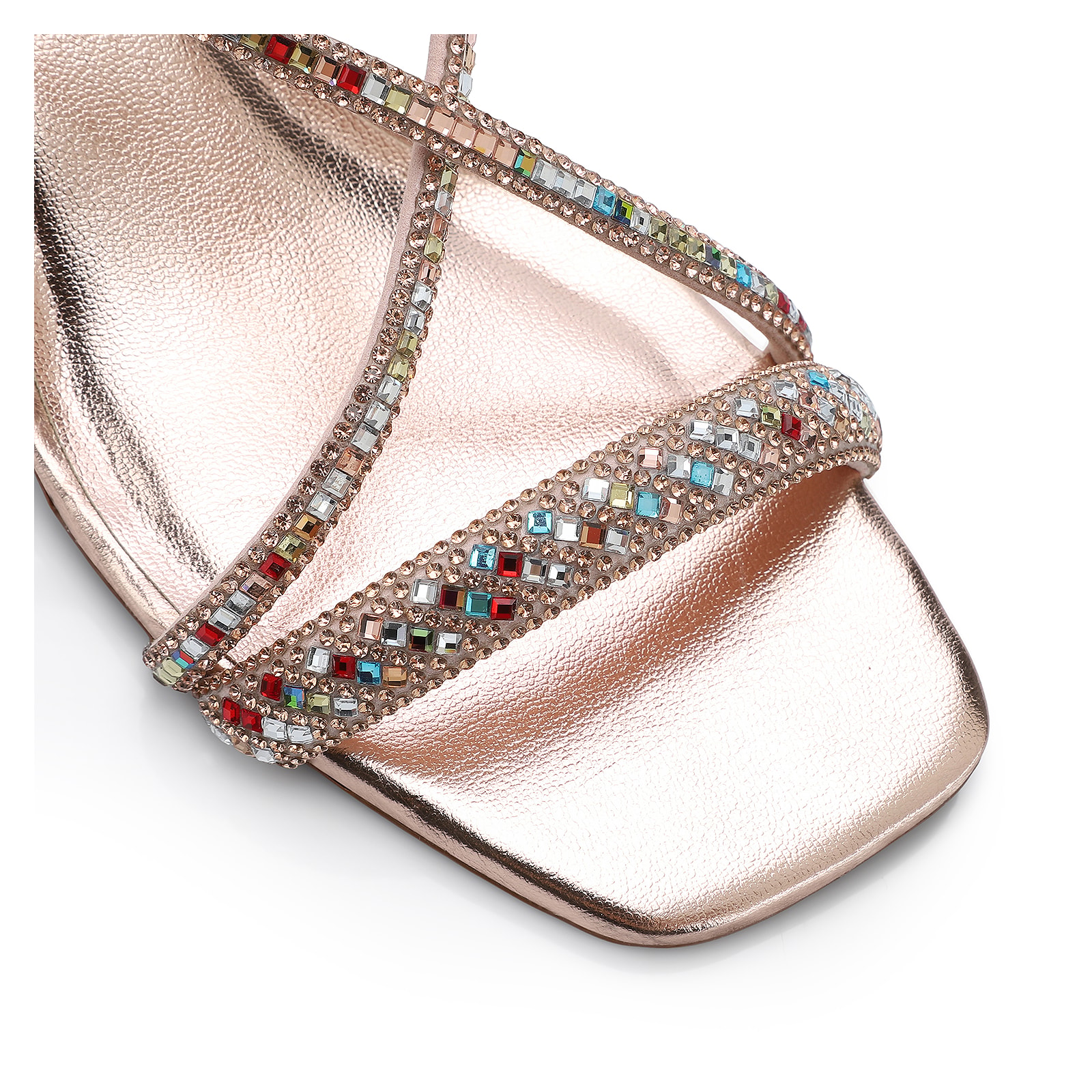 Sandália Strass Alt Cobre Colors