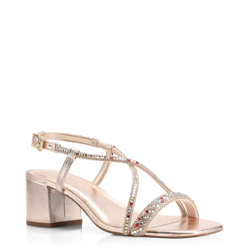 Sandália Strass Alt Cobre Colors