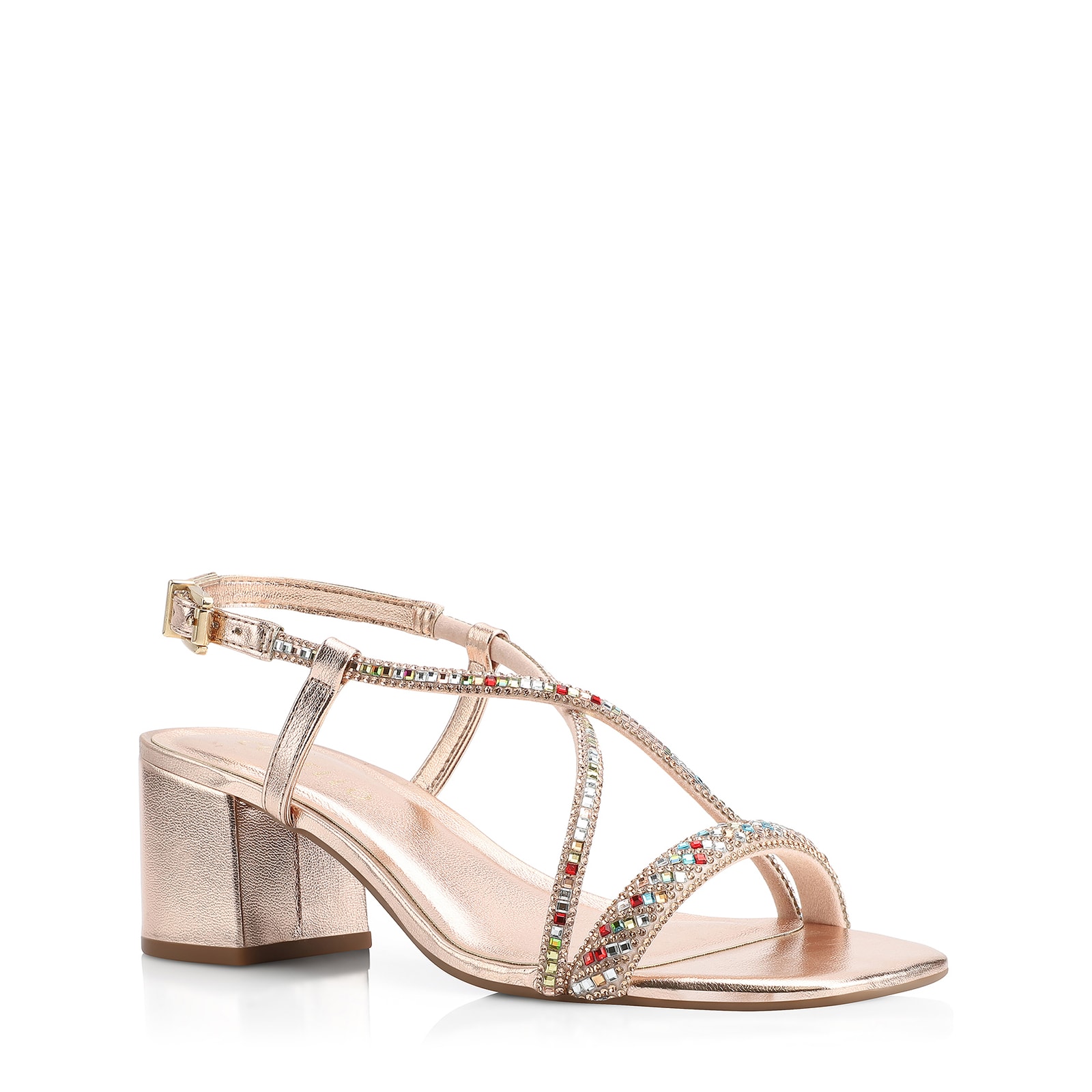 Sandália Strass Alt Cobre Colors