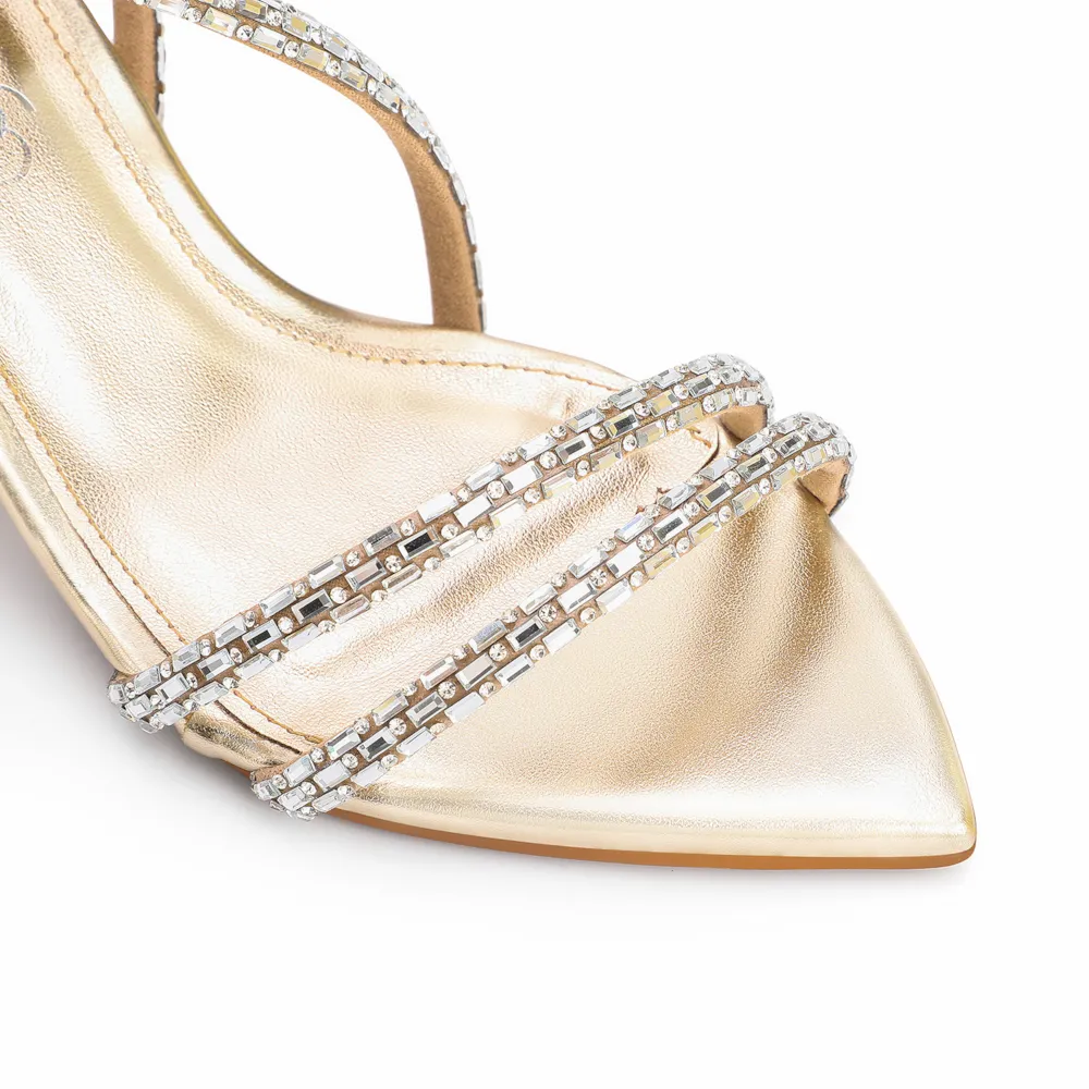 Sandália Strass Alt Dourado - imagem 6