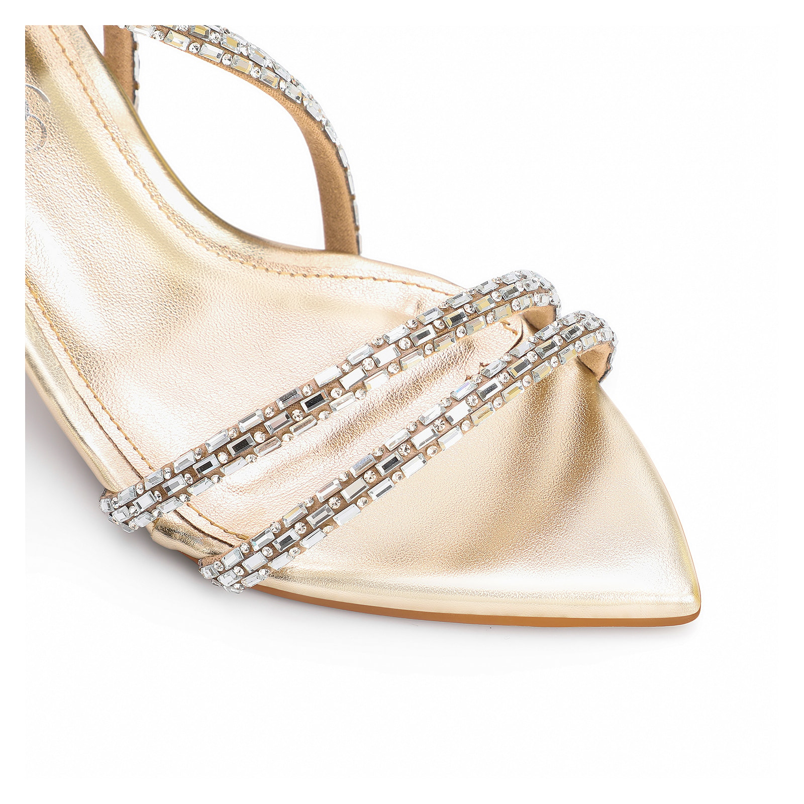 Sandália Strass Alt Dourado