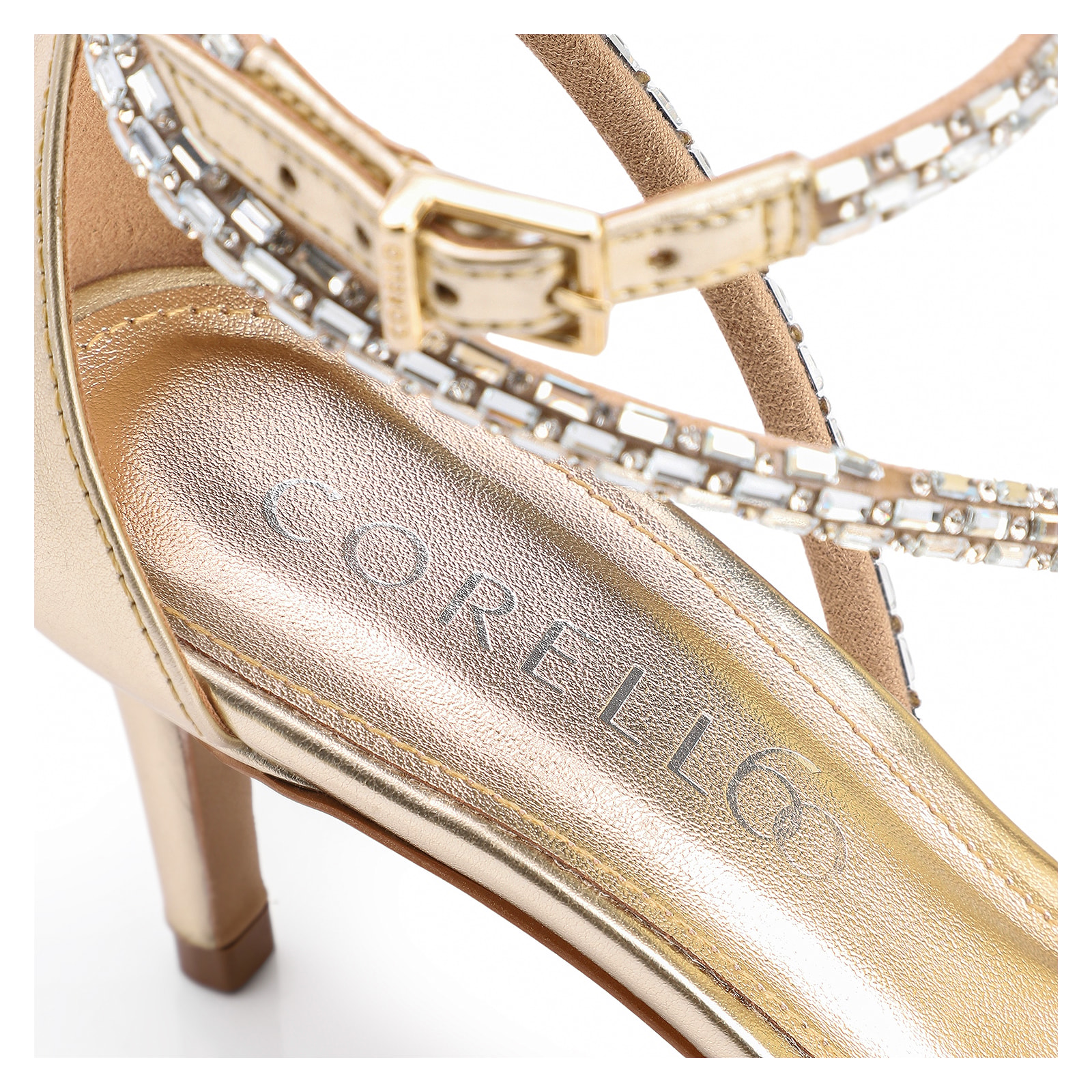 Sandália Strass Alt Dourado