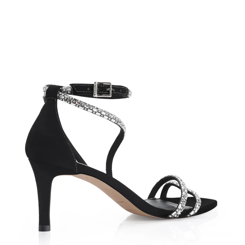 Sandália Strass Alt Nobuck Preto - imagem 4