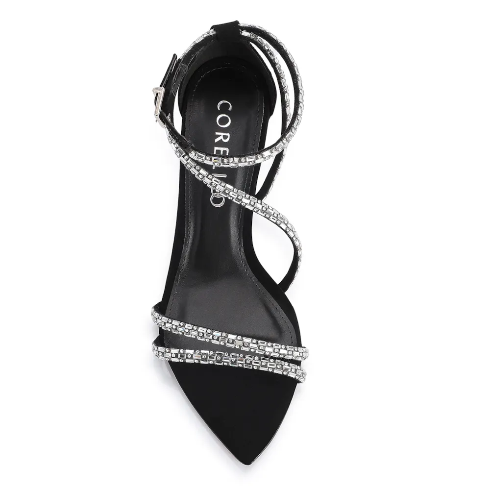 Sandália Strass Alt Nobuck Preto - imagem 6