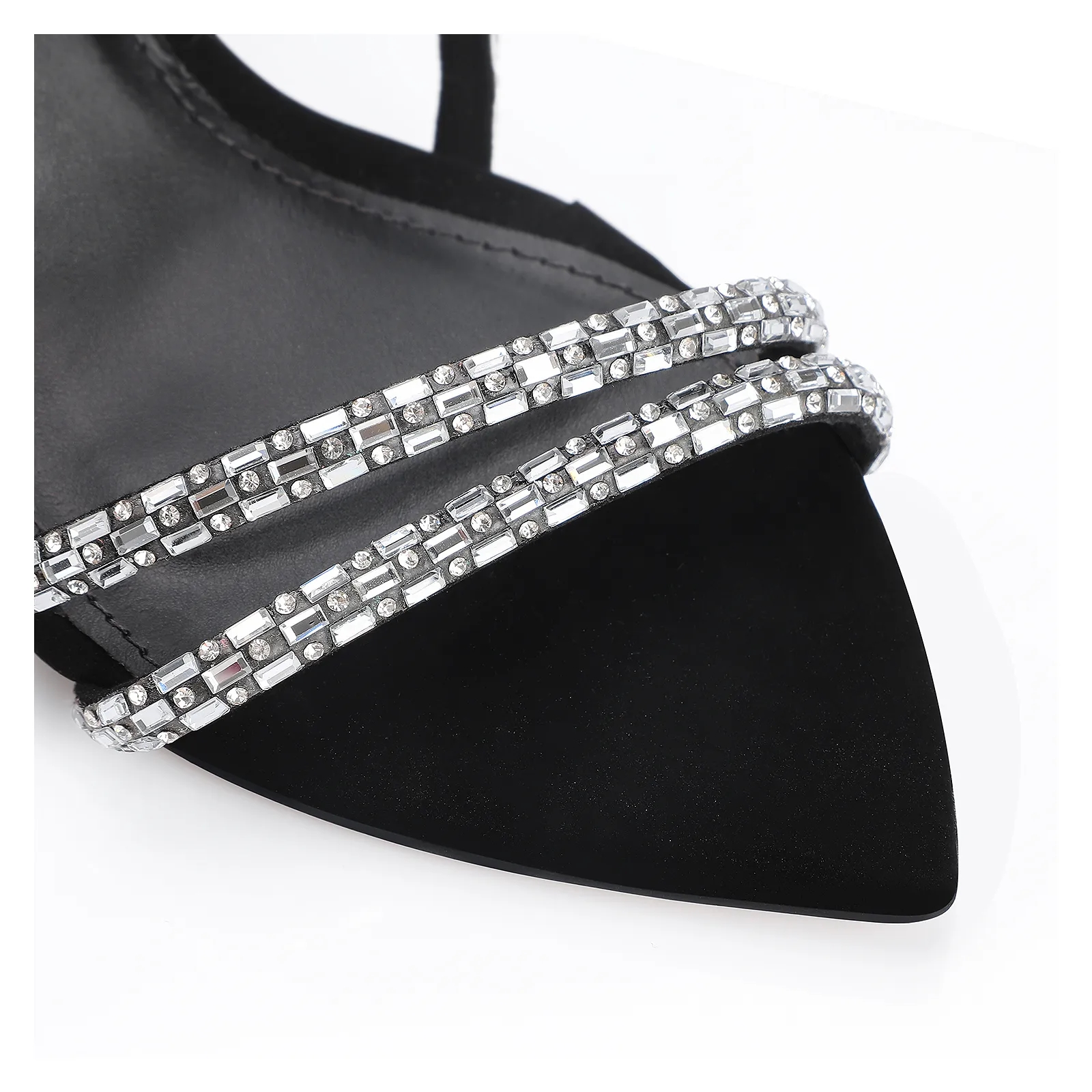Sandália Strass Alt Nobuck Preto