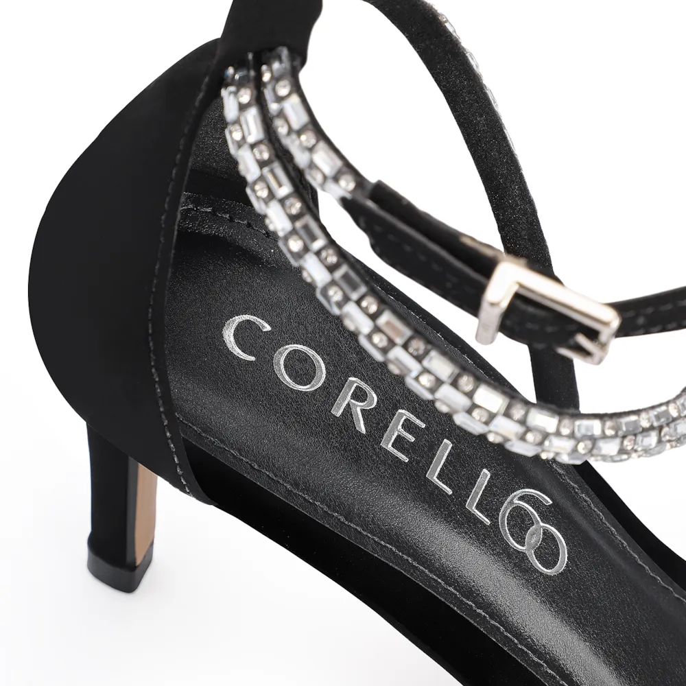 Sandália Strass Alt Nobuck Preto - imagem 8