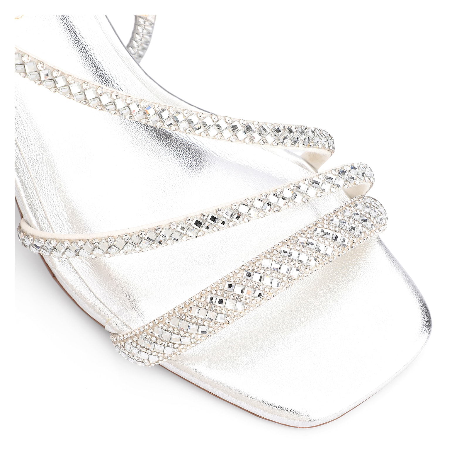 Sandália Strass Alt Prata