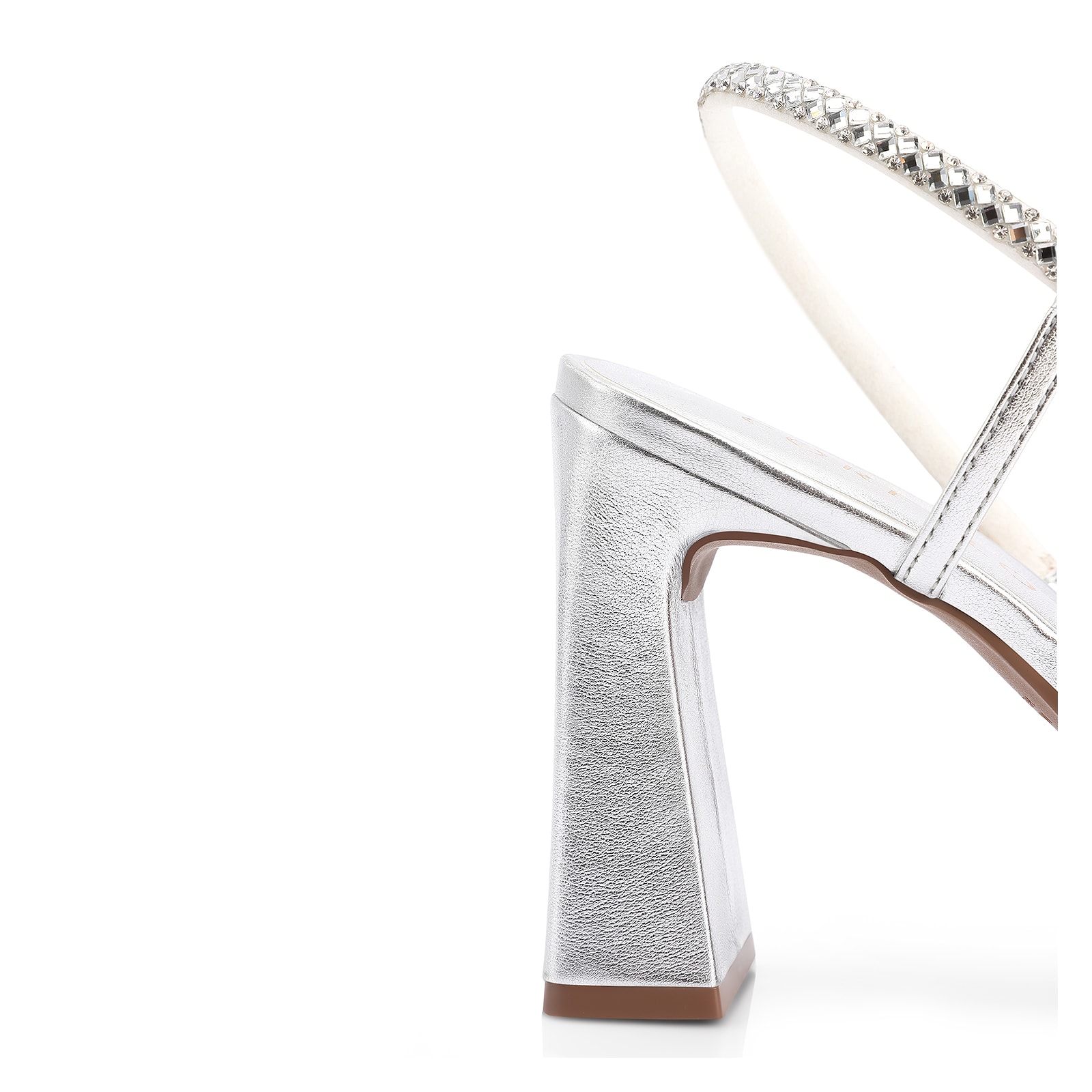 Sandália Strass Alt Prata