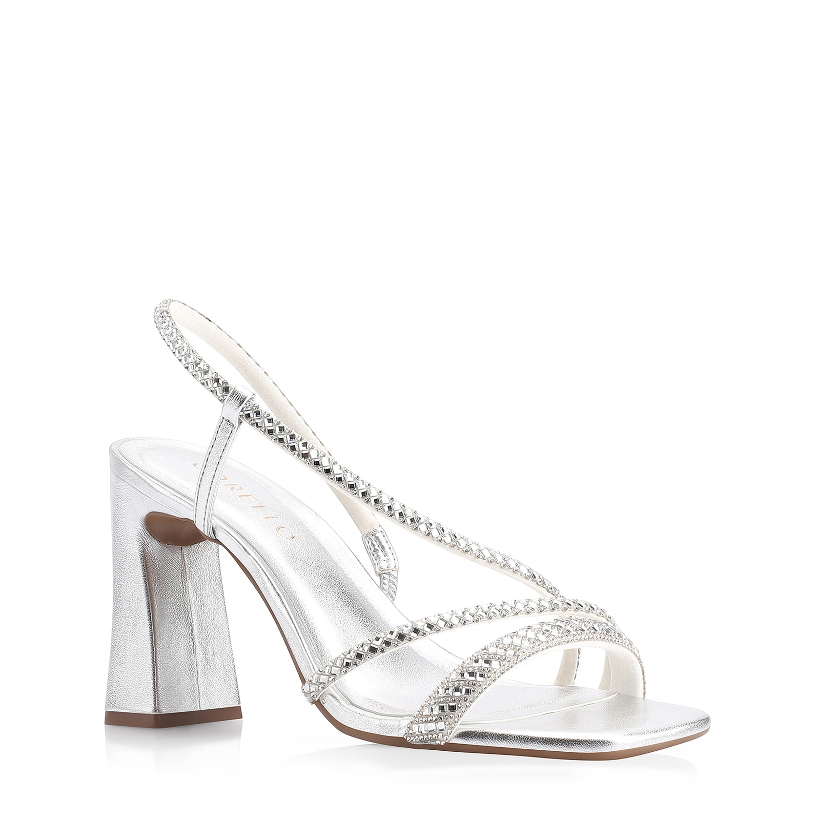Sandália Strass Alt Prata