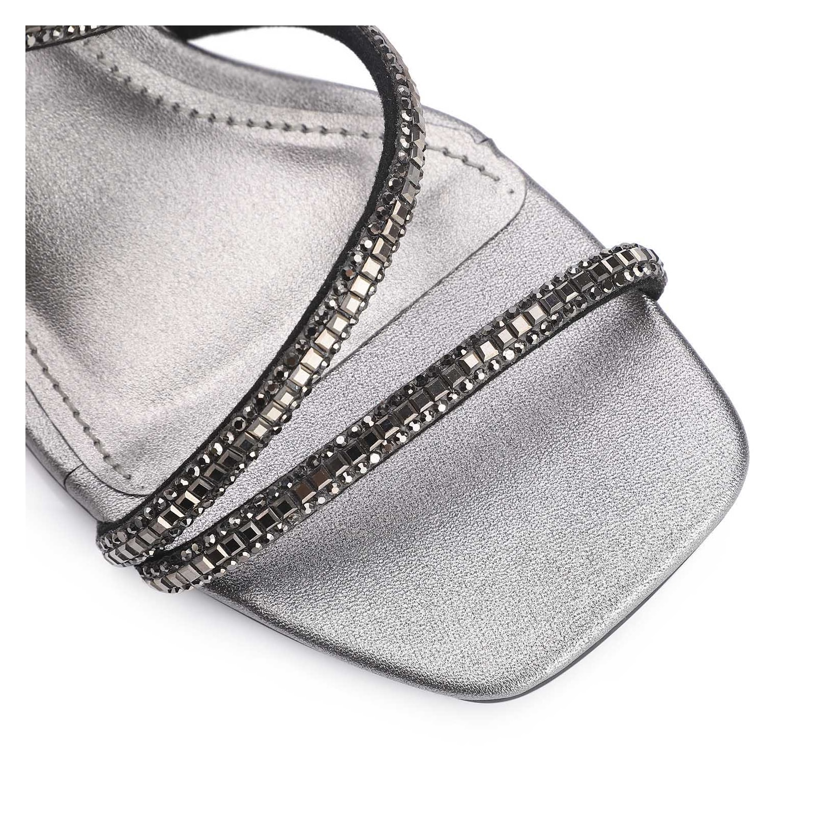 Sandália Strass Alt Prata