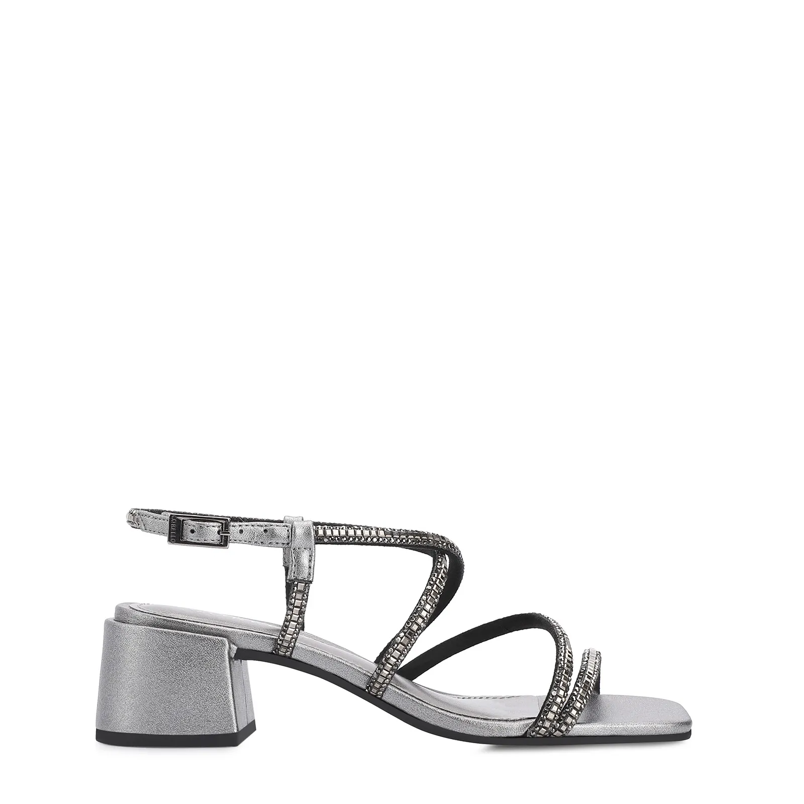 Sandália Strass Alt Prata