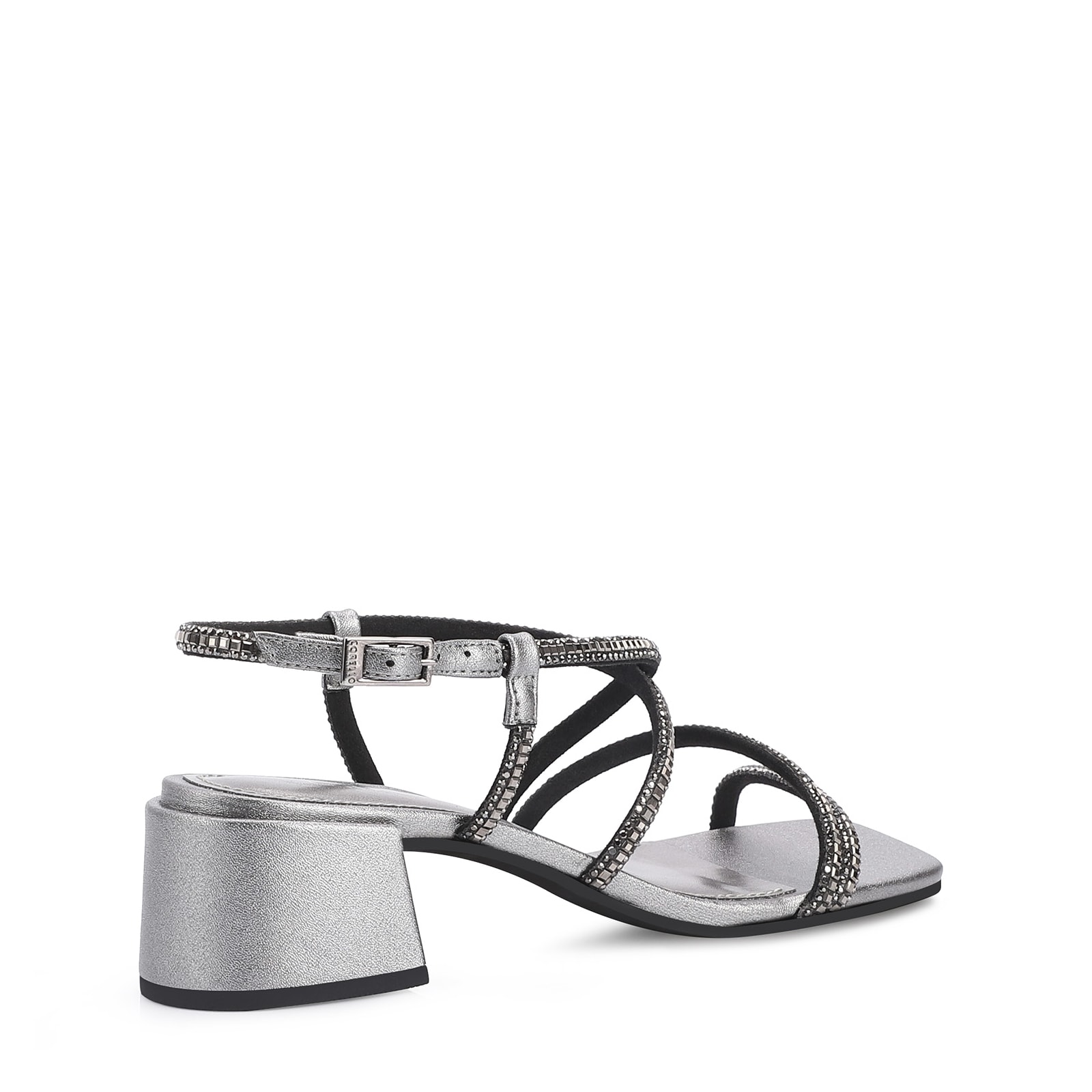 Sandália Strass Alt Prata