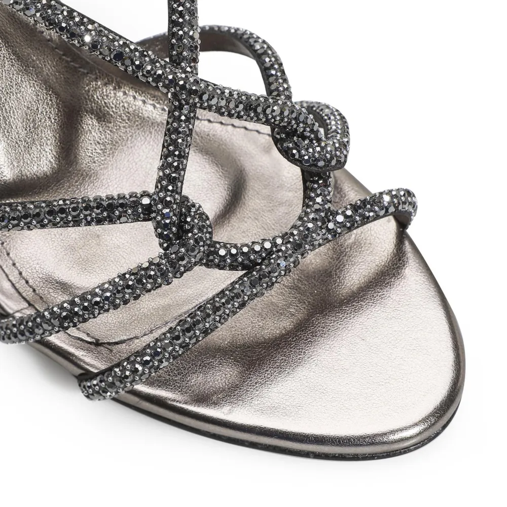 Sandália Strass Alt Prata - imagem 7