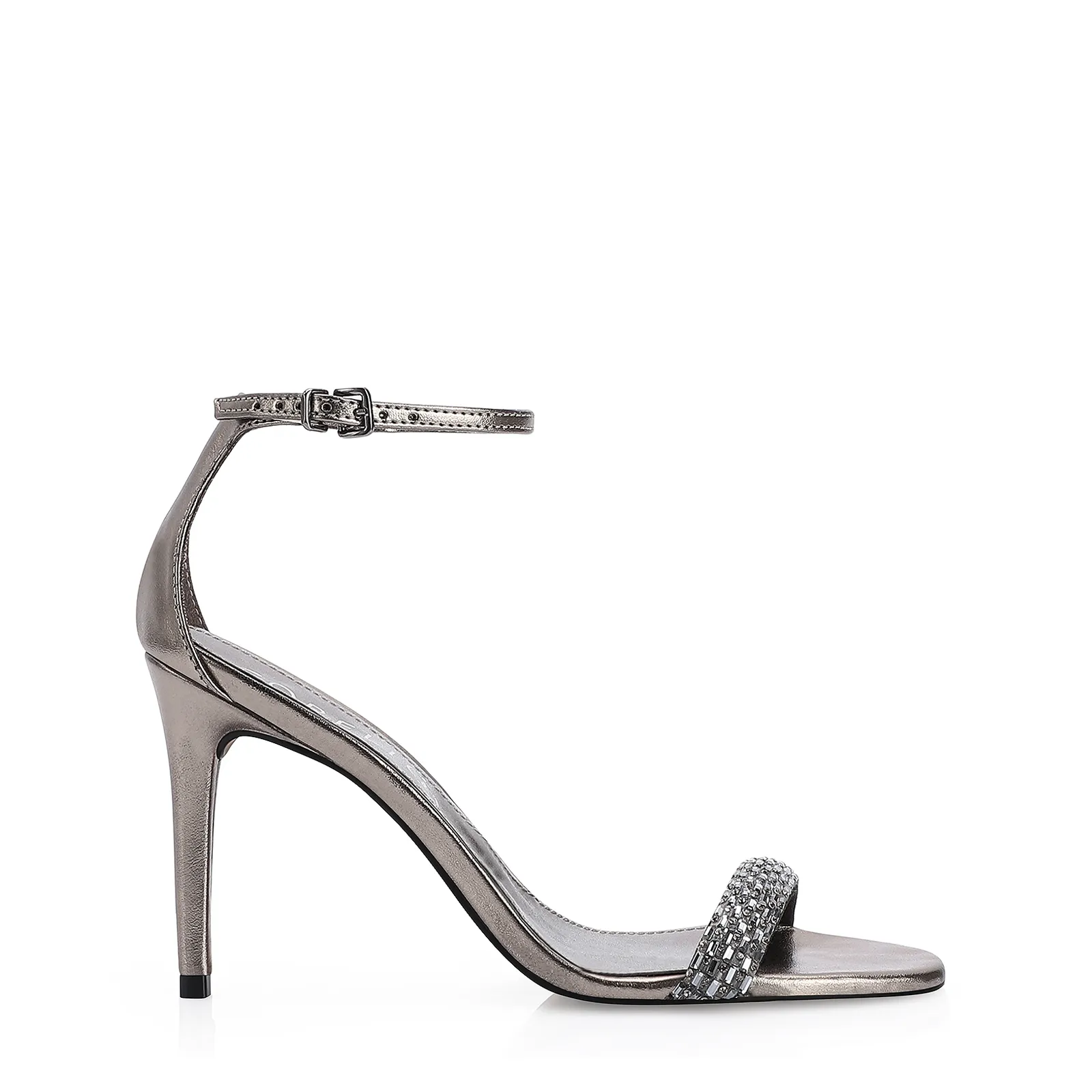 Sandália Strass Alt Prata