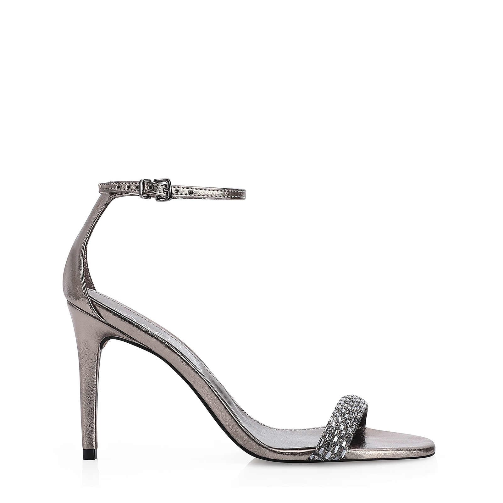 Sandália Strass Alt Prata