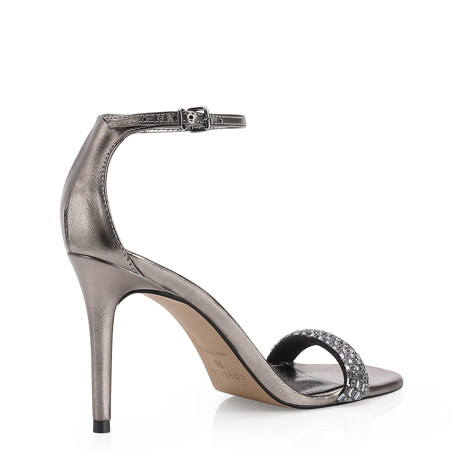 Sandália Strass Alt Prata