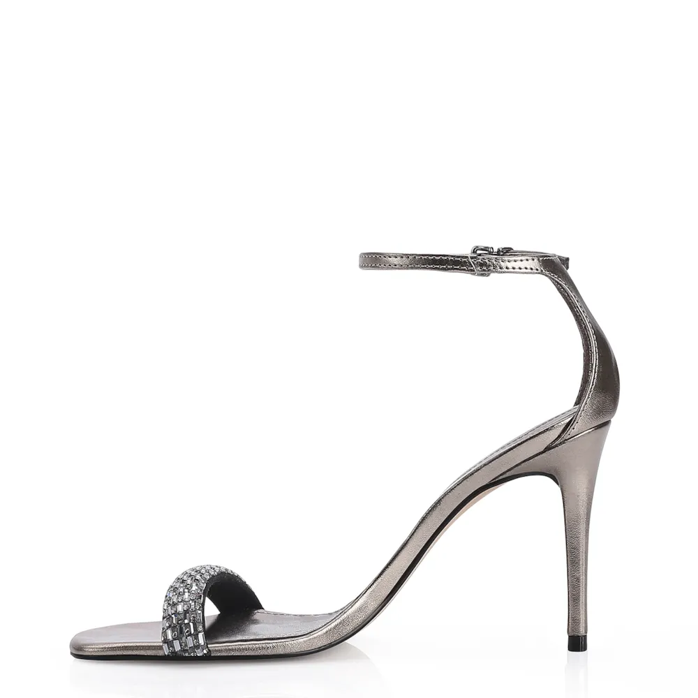 Sandália Strass Alt Prata - imagem 5