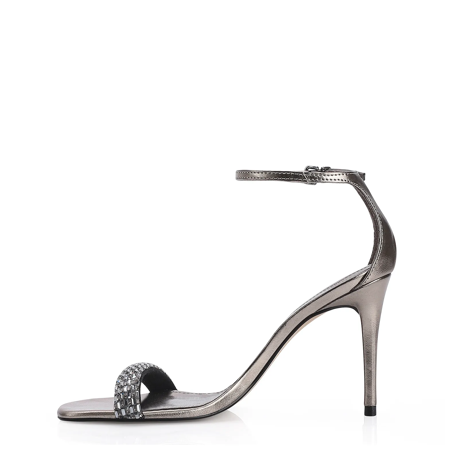 Sandália Strass Alt Prata