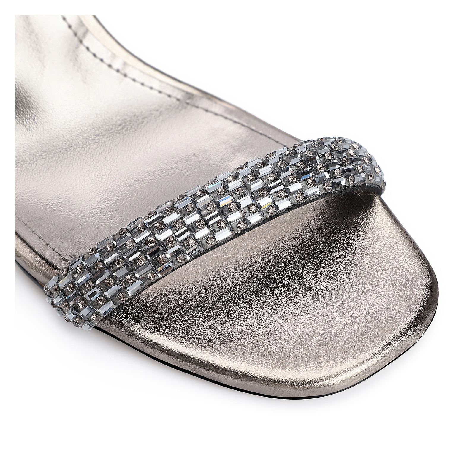 Sandália Strass Alt Prata