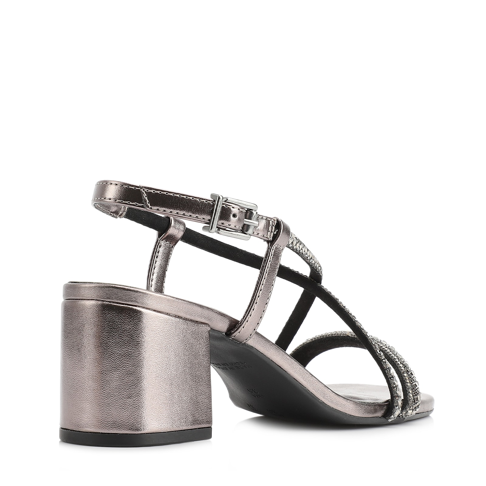 Sandália Strass Alt Prata