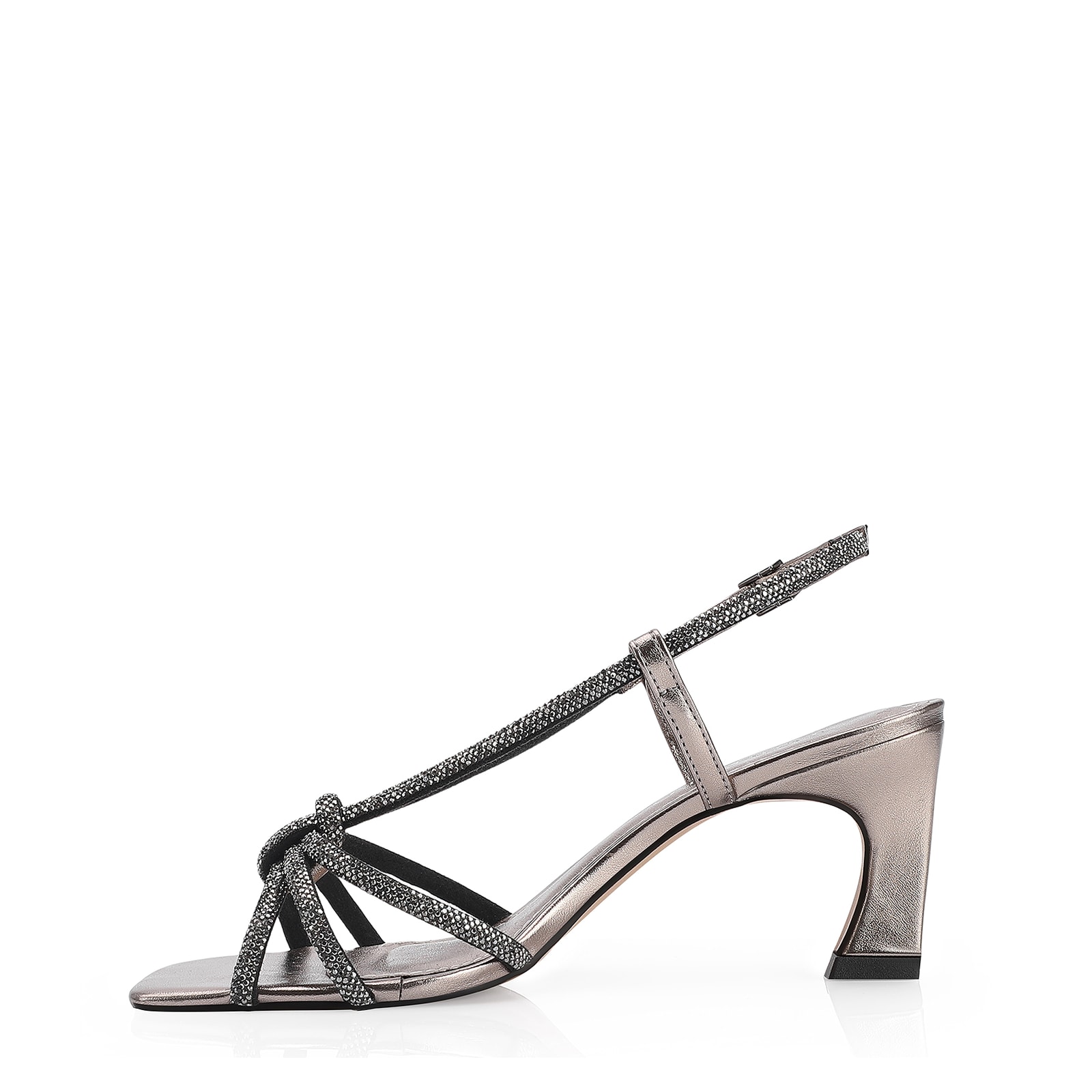 Sandália Strass Alt Prata
