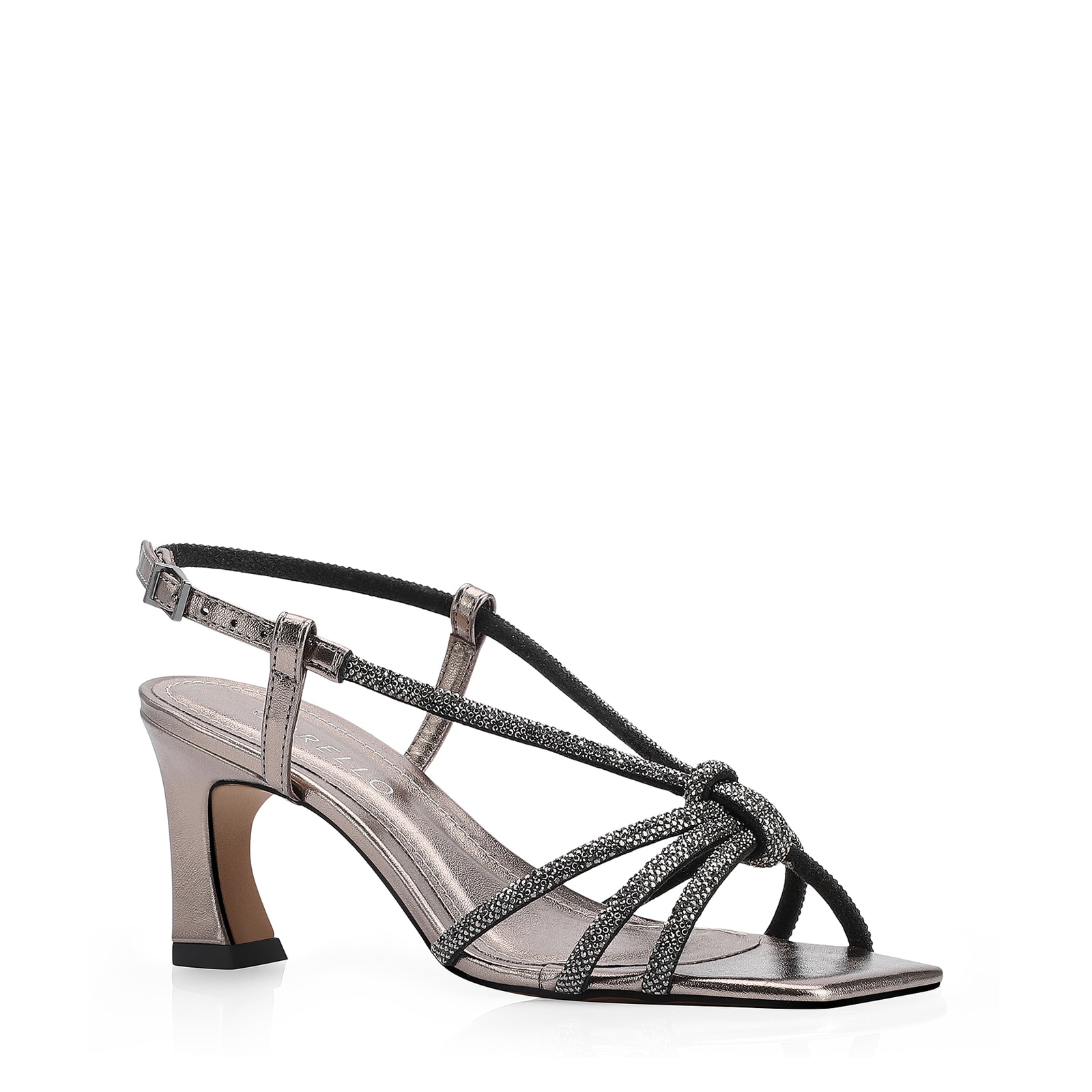 Sandália Strass Alt Prata
