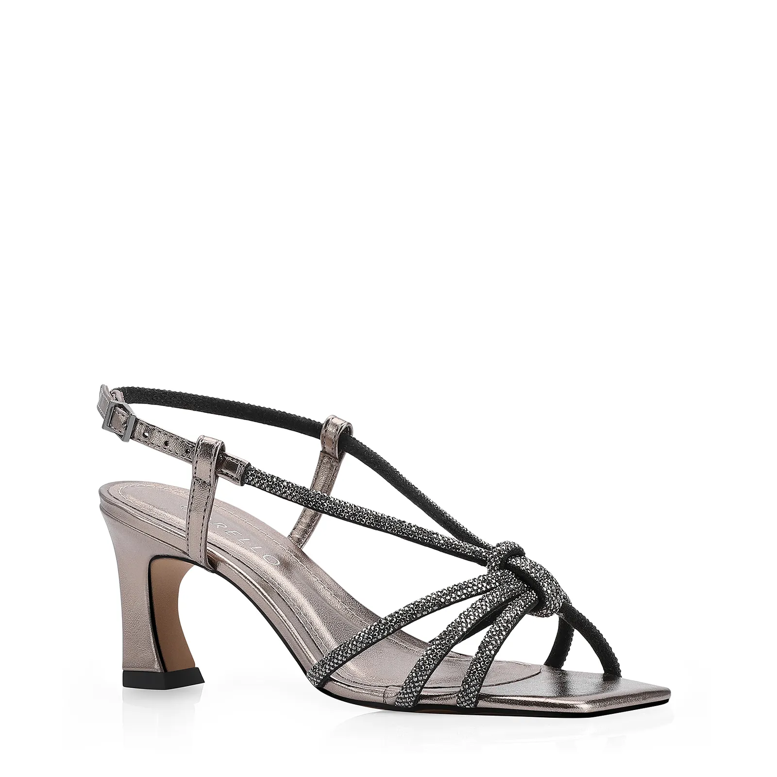 Sandália Strass Alt Prata