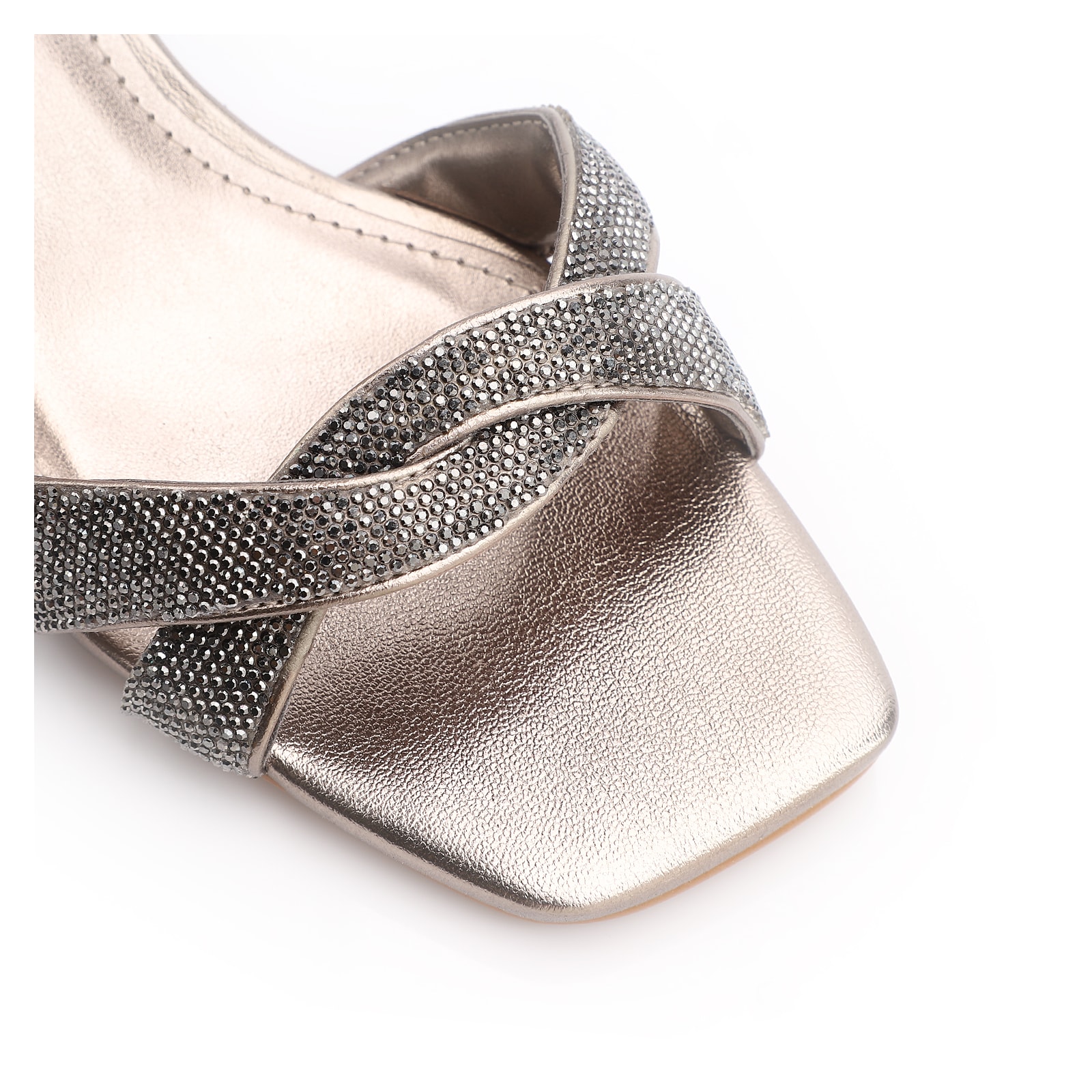 Sandália Strass Alt Prata