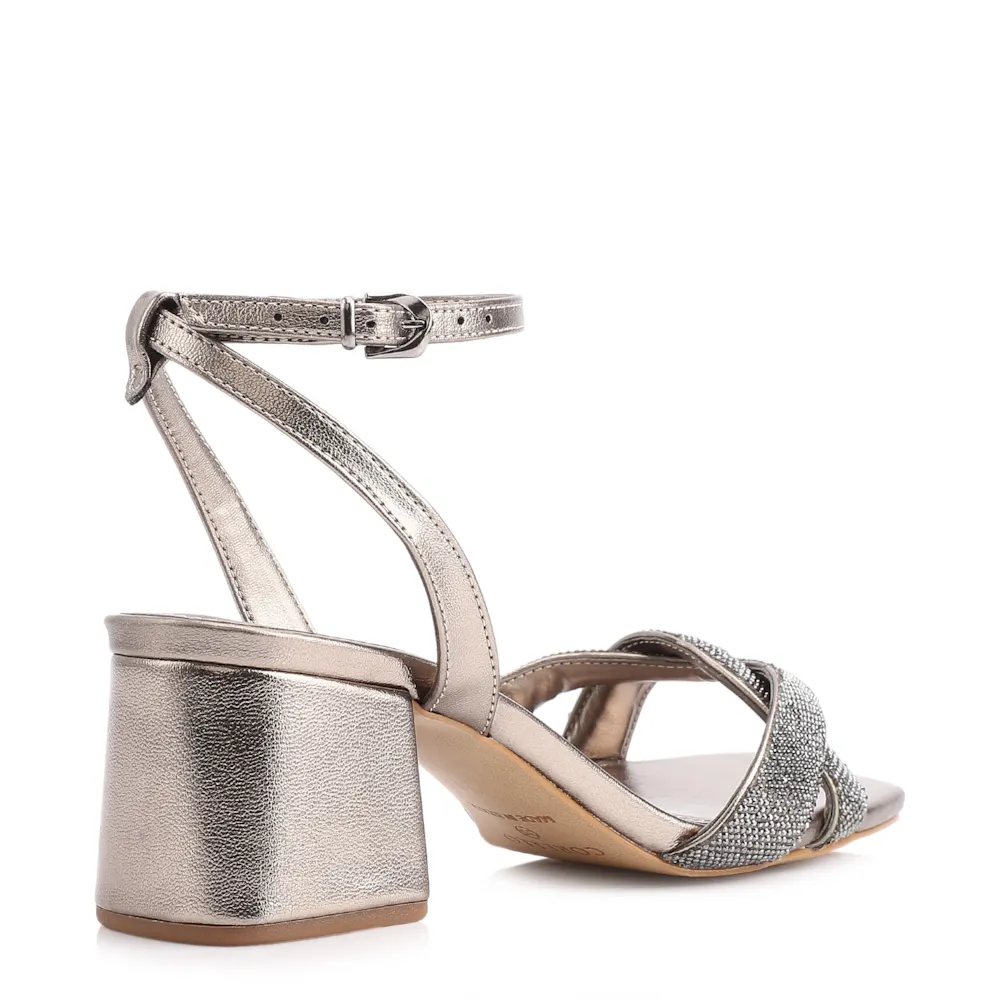 Sandália Strass Alt Prata - imagem 3