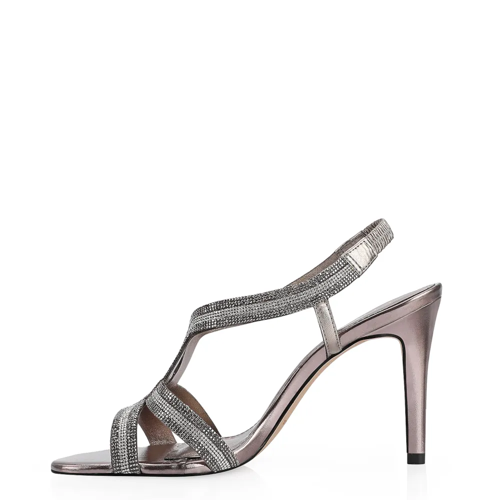 Sandália Strass Alt Prata - imagem 5