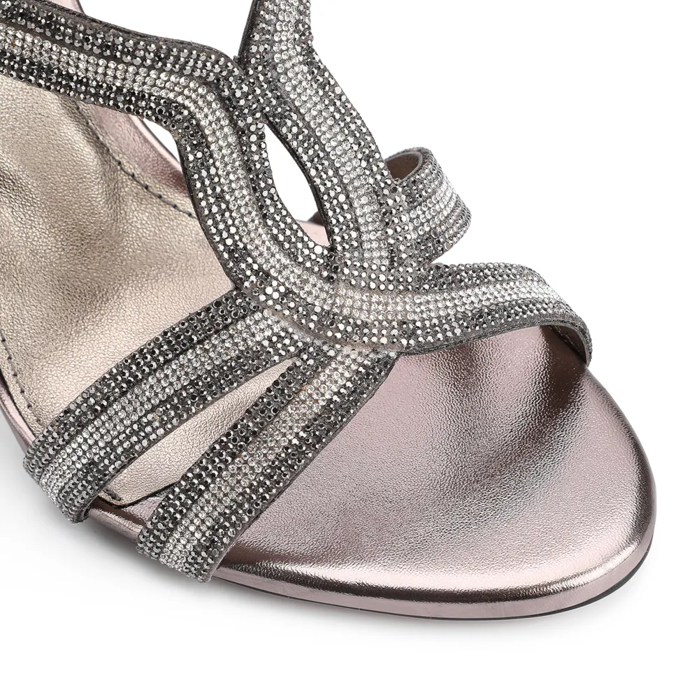 Sandália Strass Alt Prata - imagem 7
