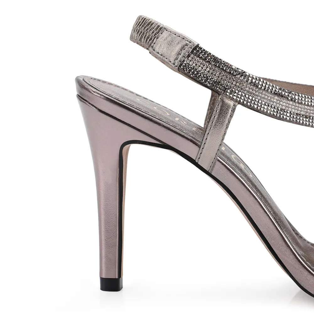 Sandália Strass Alt Prata - imagem 8